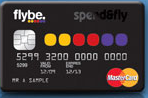 a credit card with different colored circles