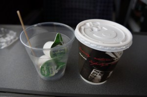 a plastic cup and a plastic cup