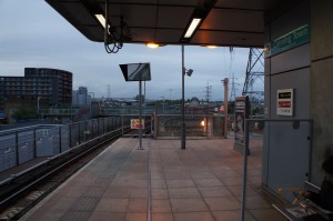 Platform for DLR at Canning Town