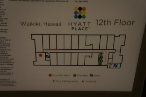 a map of a hotel