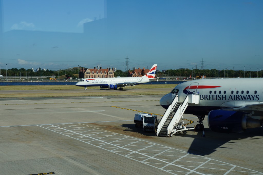 BA1's plane on the right