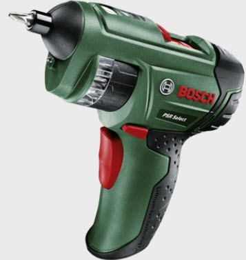 a green and black cordless drill