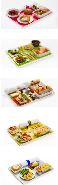 a tray of food on a white background