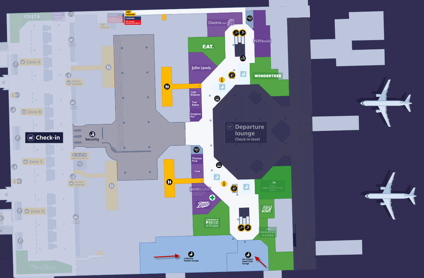 Terminal 2 Heathrow Airport Map at Alma Engle blog