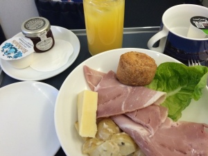 BA Meal from London City to Amsterdam