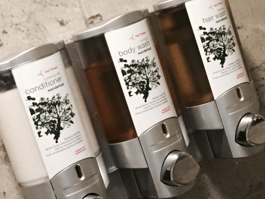 The Flagship Lounge Showers at LAX Miles from Blighty