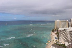Partial Ocean View, Hyatt Waikiki