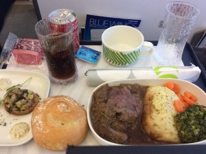 Finnair Business Class Meal