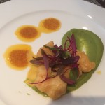 a plate of food on a table